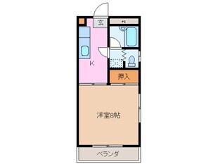 高茶屋駅 徒歩17分 3階の物件間取画像